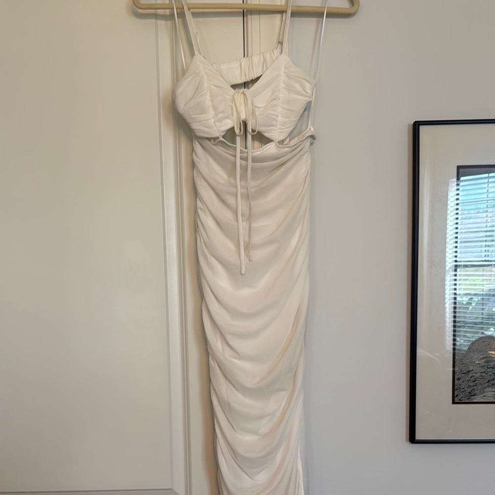 Princess Polly White Maxi Dress